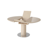Romeo High Gloss Round Extending Dining Table - Pendle Village Furniture
